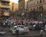 Kultrk tallkozsai egy kairi bevsrl s szrakoztat kzpontban, Ramadan egyik estjn